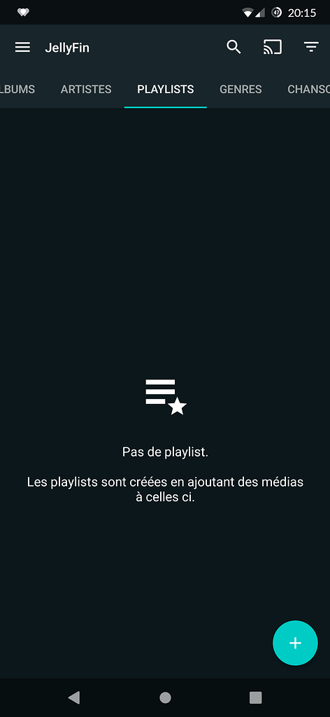 Jellyfin playlist don't show up - Solved - Yatse community